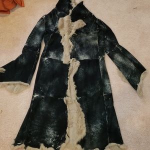 Rabbit fur coat medium foravi new york